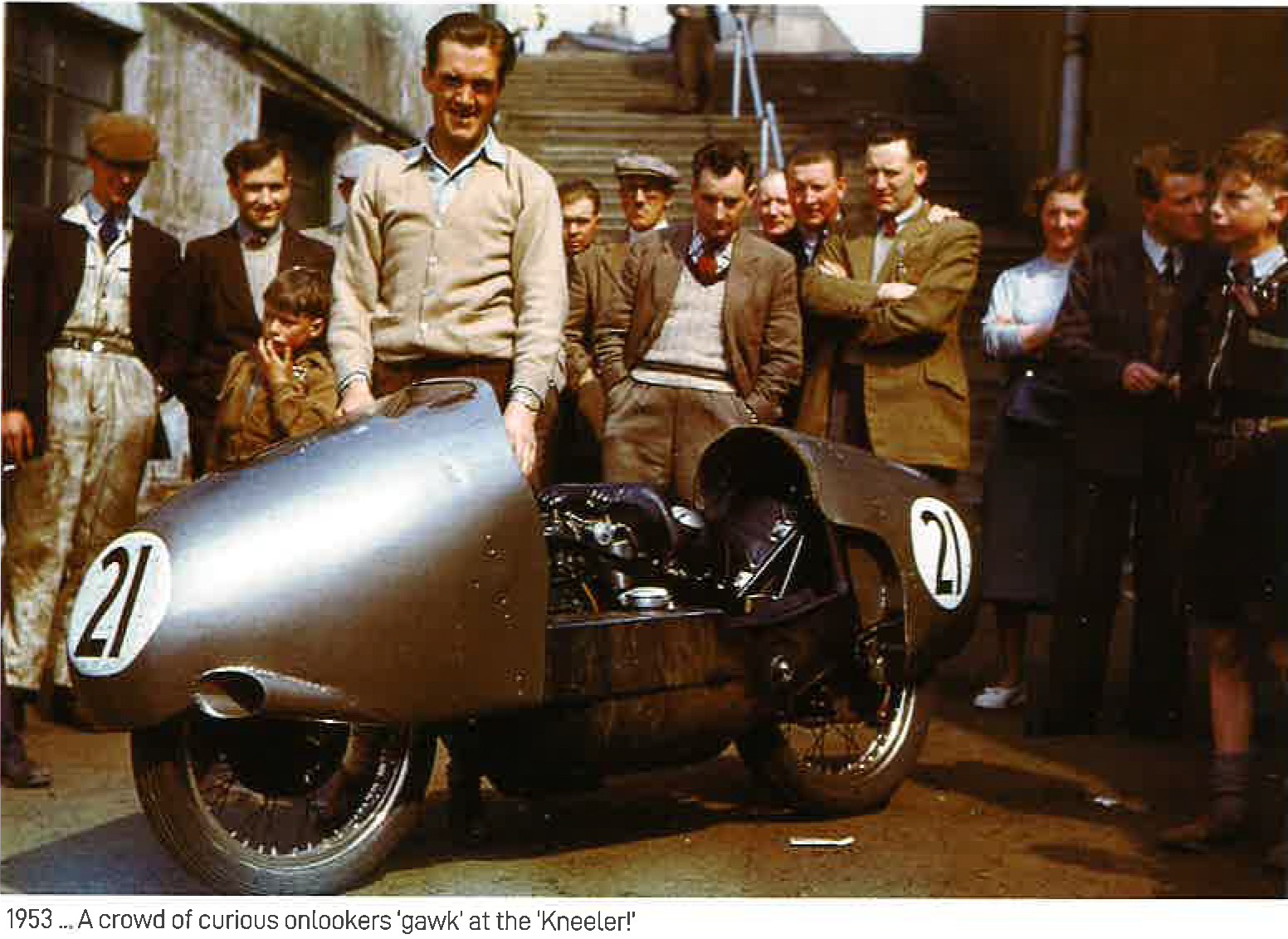 modern superbike for its time behind Portstewart Prom